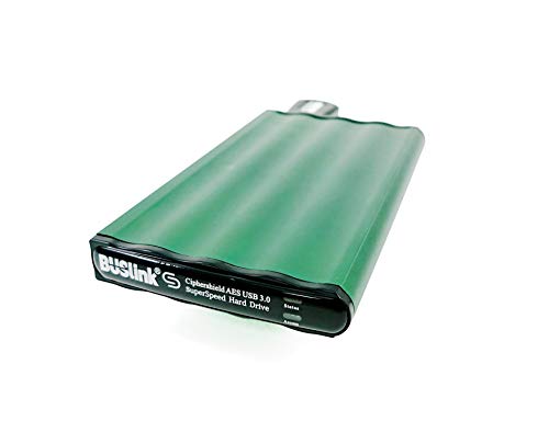 CipherShield FIPS 140-2 HIPAA 256-bit AES USB 3.0 Disk-On-The-Go Hardware Encrypted External Slim Portable Hard Drive (2TB)