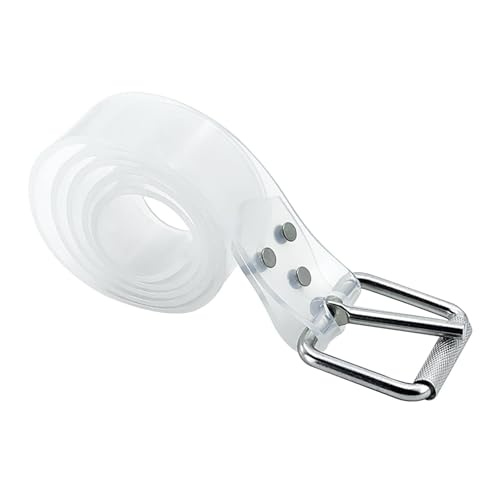 Menolana Diving Weight Belt, Freediving Weight Belt,Transparent Portable,Stainless Steel Pin Buckle for Spearfishing Diving