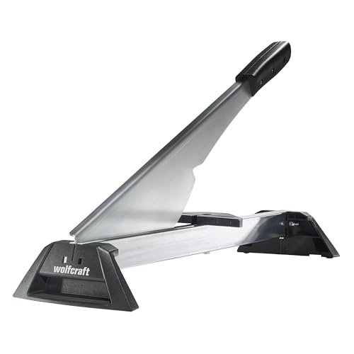 wolfcraft Laminatschneider LC 100, 6933000 - Für einfache Verlegearbeiten von Laminat - Schnitt ohne Staub und Geräusche - für Laminat bis 8 mm Stärke und 210mm Breite - mit glatter Klinge wolfcraft Laminatschneider LC 100, 6933000 - Für einfache Verlegearbeiten von Laminat - Schnitt ohne Staub und Geräusche - für Laminat bis 8 mm Stärke und 210mm Breite - mit glatter Klinge