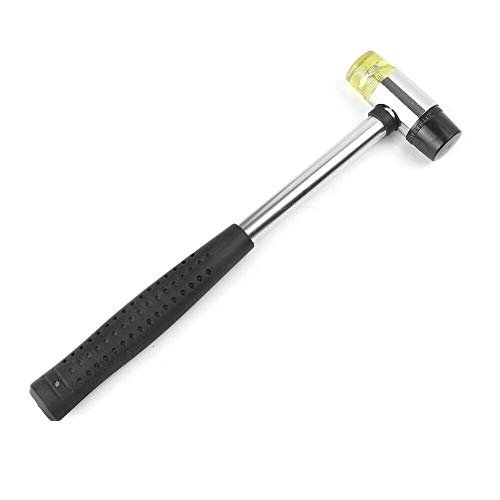 YALEEE 25mm Dual Head Hammer Nylon Rubber Soft Mallet Leather Punch for Jewelry