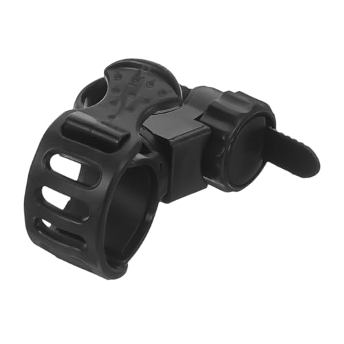 HANABASS Adjustable Rubber Flashlight Mount for Bike Handlebar Silicone Holder for Mountain Bike Front Lights Versatile Compatibility for Night Cycling Camping