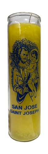Generic Saint Joseph (San Jose) Yellow Devotional Candle