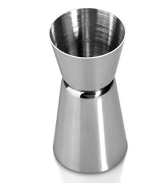 buweiser acero inoxidable doble medida vaso medidor de espíritu oz copa Bar fiesta cóctel bebidas, 15/40ml