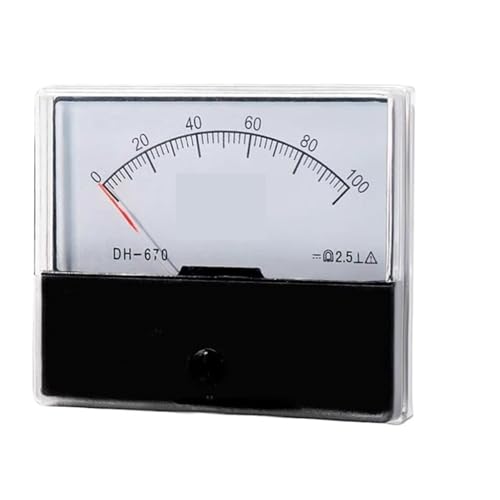 Voltmètre analogique haute précision 2.5 pour tableau électrique CC