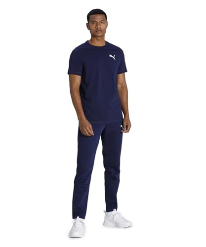 Image of Puma Cotton Blend Regular Fit Mens T-Shirt (S22-58672606BL-P)