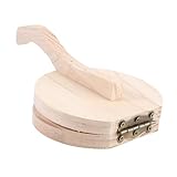 VALICLUD Molde De Madera Para Dumplings Herramienta De Prensa y Saludable Para Familiares y Compañeros De Trabajo