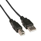 DIGITMON 6 FT Black A-Male to B-Male USB 2.0 High Speed Printer Cable for Canon TS Series Inkjet PIX