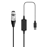[Transmisión de señal de alta sensibilidad]: el cable de micrófono USB-C utiliza terminales dorados para reducir la distorsión y la pérdida de señal; minimiza la pérdida de retorno, por lo que la música, el diálogo y los efectos de sonido siempre son claramente visibles.
