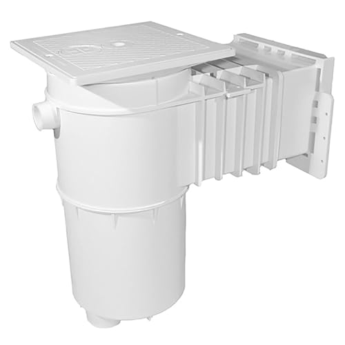 Hayward Auto Skim Series Automatic Pool Skimmer and Cleaner with Self Adjusting Weir, Float and Bypass Valve, and 2 Inch Female Iron Pipe, White