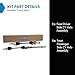 TRQ Front CV Axle Shaft Assembly Set Compatible with 2014-2018 Mazda 3