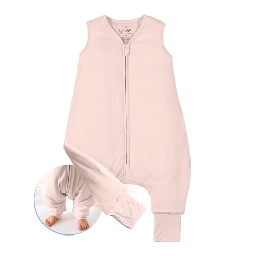 Image of Sleeveless Soft Baby & Toddler Sleeping Sack, Breathable with Adjustable Feet Cuffs & Anti-Slip Grip