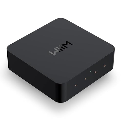 Image of WiiM Pro AirPlay 2 Receiver, Google Cast Audio, WiFi Multiroom Streamer, Compatible with Alexa, Siri and Google Assistant, Stream Hi-Res Audio from Spotify, Amazon Music, Tidal and More | Dark Grey