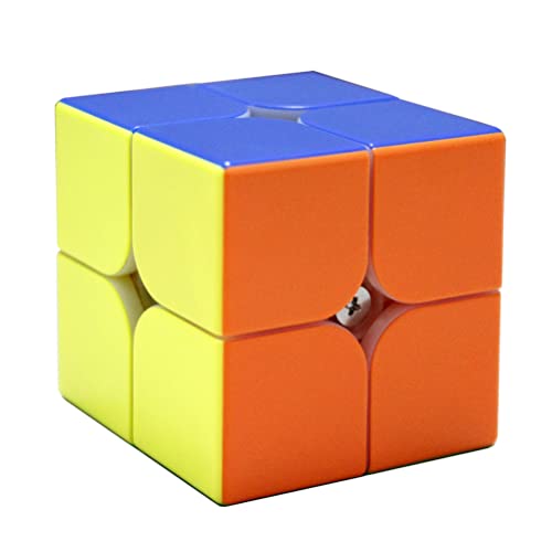 Oostifun OJIN MoYu MoFang JiaoShi RS2M V2 Enhanced Version 2x2x2 Cube Cubing Classroom RS2M V2 2x2 MFRS2 M Cubo Puzzle con un cubo treppiede e una borsa cubo (Multi Colore)