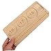 OATIPHO Bamboo Bead Tray with Measurement Scale for Diy Jewelry Making Bracelet Design Board for Easy Beading Crafting Tool for All Skill Levels