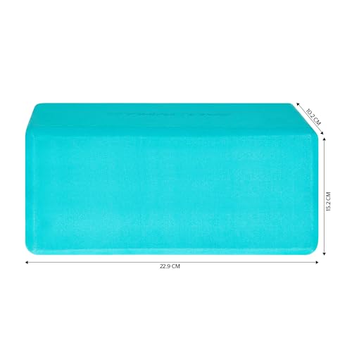 Image of Amazon Brand - Symactive High Density Premium EVA Foam Yoga Block for Strength, Balance, and Flexibility, Odour Resistant, Extra Large Size (4 x 6 x 9 inches, Set of 1)