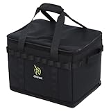 deerestポータブル多機能キャリーバッグMサイズ･多用途マルチ収納ケース･多目的ツールボックスPU防水900Dポリエステル水汚れに強い多種類ダッフルバッグ整理整頓アウトドア/キャンプギア収納袋