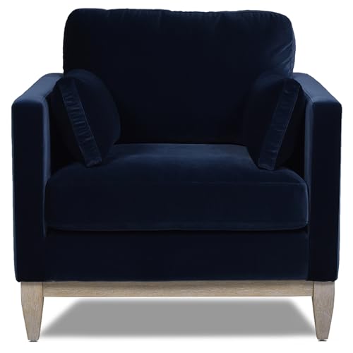 Jennifer Taylor HomeJennifer Taylor Home Knox 36" Modern Farmhouse Performance Velvet Large Living Room Accent Arm Chair