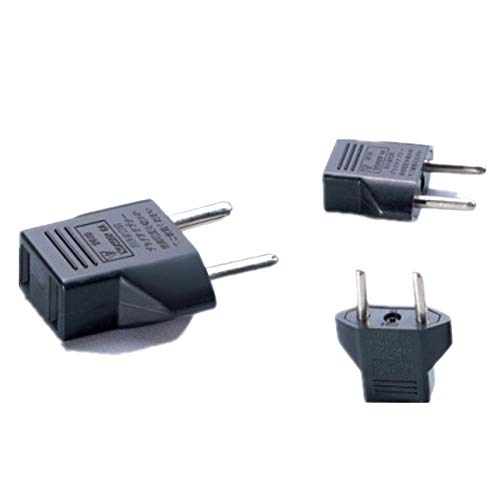 500pcs European EU Power Adapter American China Japan US to EU Germany Travel Electric Plug Adapter AC Power Cable Socket Outlet