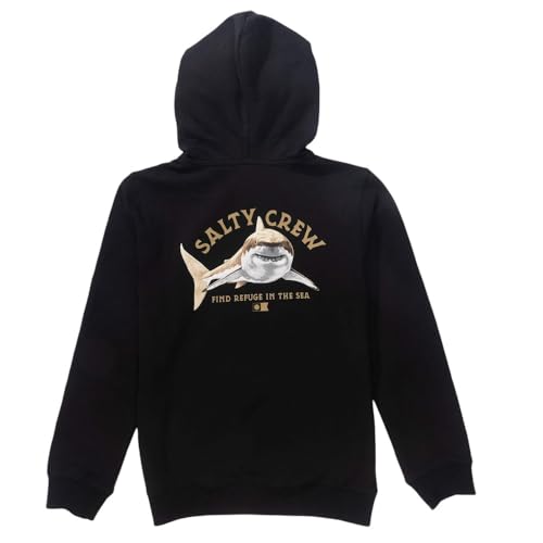 Salty Crew Big Boys' Lurking Pullover Hoody - Black2