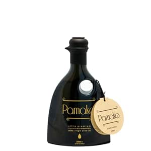 Pamako Ultra-Premium Monovarietal Mountain Organic Olive Oil | 250ml | 2023-4 Harvest | Cold Pressed Organic Evoo From Greece | 2039mg/kg