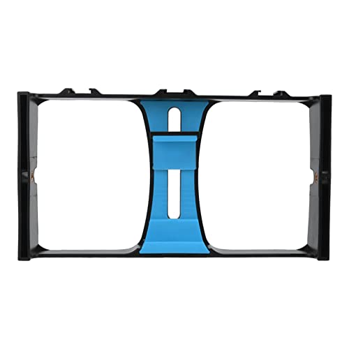 Smartphone Video rig,Stabilisateur Appareil Photo,Filmmaking Cage Camera Rig,avec 3 Cold Shoe Mounts,Filmmaking Vlogging Case,Videomaker Film-Maker Convient à Tous Les Smartphones(Bleu)