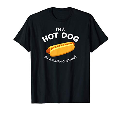 Hot Dog Costume Funny Halloween Graphic T-Shirt