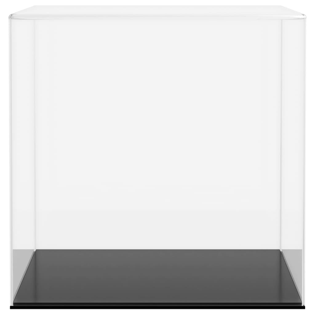 Transparente Acryl Vitrine 30x30x30 cm, staubdichte Ausstellungsbox für Sammlerstücke, Spielzeug und Figuren, leichte Montage ohne Werkzeug