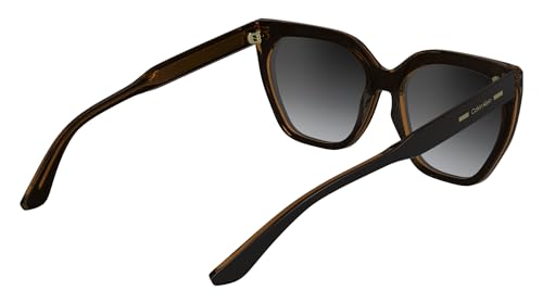 Calvin Klein Women's Sunglasses CK24535S - Black/Charcoal with Double Gradient Smtruee Lens by Calvin Klein - Image 6
