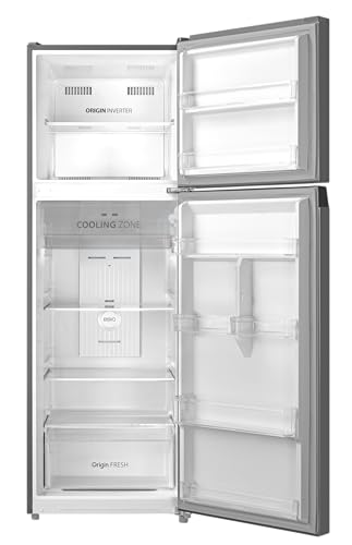 Toshiba refrigerator GR-RT468WE-PMN(57), Origin inverter, Tropical, Cooling zone, Temperature control, Pure bio filter, Humidity control, 338 Liter, Stray Silver (stainless)