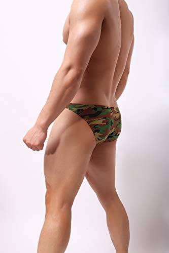 Mens Bikini Underwear Sexy Low Rise Pouch Briefs Large3