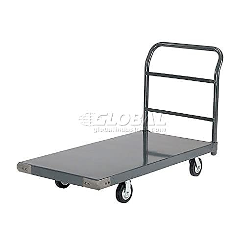 Global Industrial Platform Truck w/Steel Deck, 5
