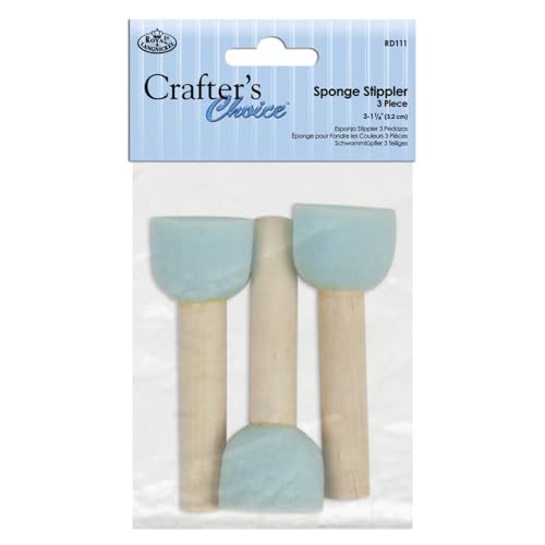 Crafters Choice Pack of 3 Variation Sponge Crafting Tools Sponge Stippler Set