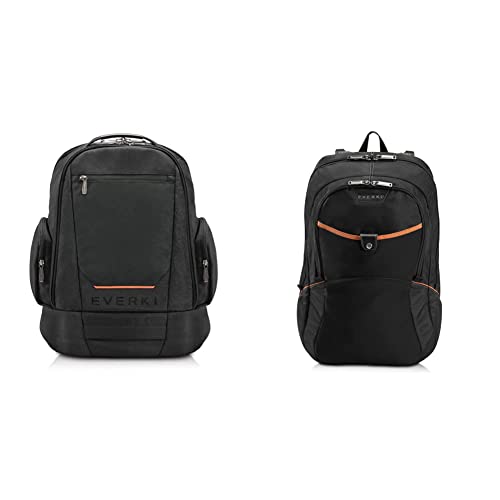 Everki Contempro 117 Large Spacious 18.4-Inch Gaming Or Workstation Laptop Backpack With Rain Cover (Ekp117B) & Glide Laptop Backpack‏ For 17.3-Inch Compact, Light (Ekp129) #TOP15