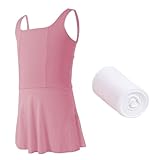 Blaward Ballet Leotards with Chiffon Skirt and Tights Kid Girls Dance Ballerina Outfit Dresses Sleeveless Skirted Dancewear