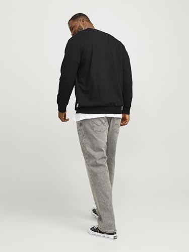 Jack & Jones Jjebasic Sweat Crew Neck Noos Sudadera, Negro, L Hombre - imagen 3