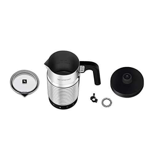 Nespresso Aerocino 4 Refresh Milk Heated Whisk, 4194-JP Stainless Steel