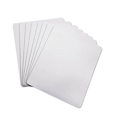 White Mouse Pad for Heat Transfer Iron on Heat Transfer Handmade Custom Photo Non-Slip Bottom Mat 24x20x0.2cm (15pcs * White Mouse Pad)