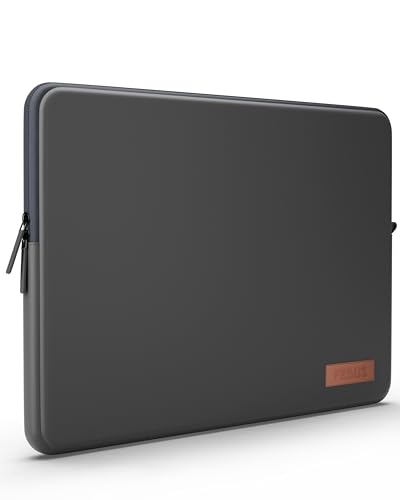 Image of FEDUS MONARC Designer Premium Vegan Leather Laptop Sleeve Bag Case 14 inch, Shockproof Office Laptop Cover Pouch Accessories Carrying Bag for MacBook, HP, Dell, Lenovo, Asus for Men & Women