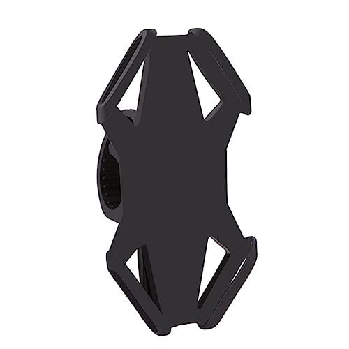 LRXIYODE Soporte para teléfono de Bicicleta Soporte de teléfono para Motocicleta Antideslizante Soporte de teléfono para Bicicleta sin Herramientas Soporte para Ciclo Black