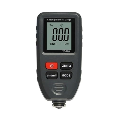 Medidor Digital de Espesor de Recubrimiento para Pintura, Película, Polvo y Zinc, Rango 0-1300 μm, Resolución 0.1 μm miniatura 1