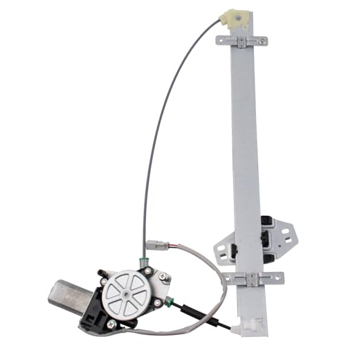 Image of TRQ Front Passenger Side Power Window Motor and Regulator Assembly Compatible with 2003-2006 Acura MDX
