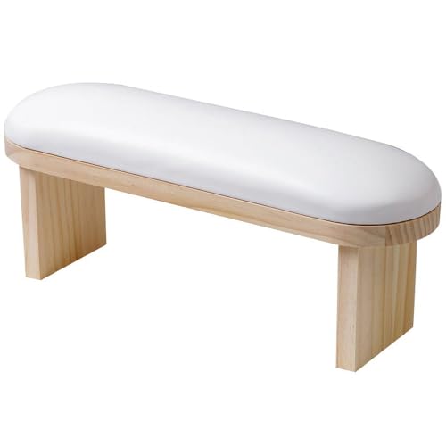 Nail Arm Rest,Nail Pillow,Pu Leather Nail Rack,Hand Pillow Cushion,Wooden Nail Stand Hand Holder,Manicure Hand Rest,for Manicure Salon Use