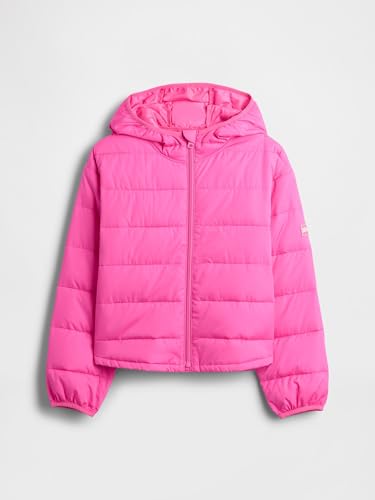 Image of GAP Girls' Logo Lightweight Puffer Jacket
