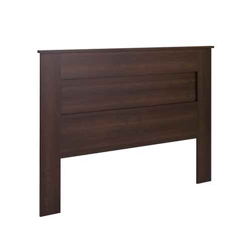 Prepac Stylish Flat Wood Panel Headboard for Queen Size Beds, Simplistic Wooden Queen Headboard 2.25