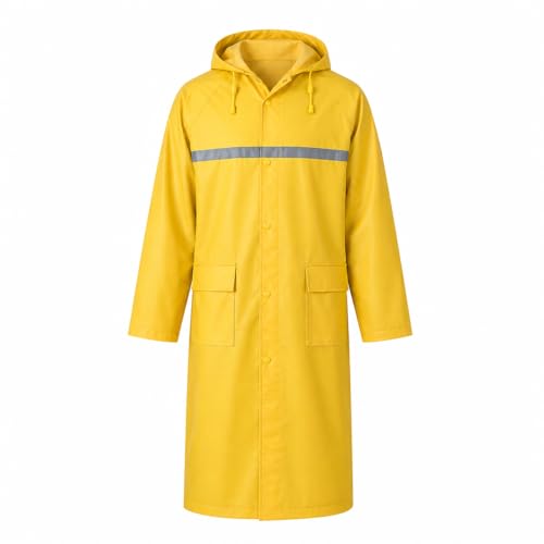 VUVEA Men's rain jackets & ponchos Long raincoats for men and women Waterproof hooded rainwear for...