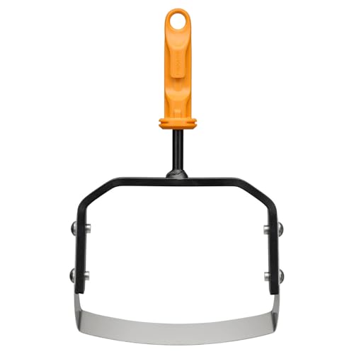 Fiskars OneClick Grattoir à Tête Oscillante, Embout pour Le Désherbage en Surface, Changement Facile en Un Clic, Lame en Acier au Bore Trempé, Noir/Orange,...