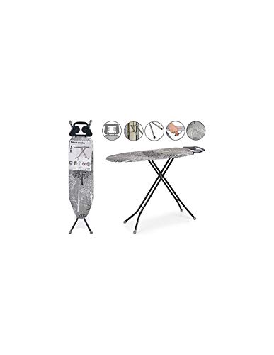 TU TENDENCIA ÚNICA Tabla de Planchar 30x97 cm. Reposaplanchas con Protector. Plegable. Tacos Antideslizantes (Árboles)