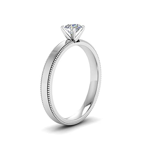 Image of Choose Your Gemstone Glossy Band Ring 925 Sterling Silver Round Shape Solitaire Engagement Rings Ornaments Surprise for Wife Symbol of Love Clarity Comfortable US Size 4 to 12