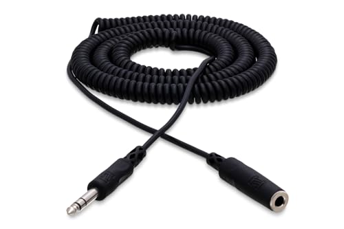 Hosa HPE-325C, Headphone Extension Cable, 1/4 in TRS to 1/4 in TRS, 25 ft