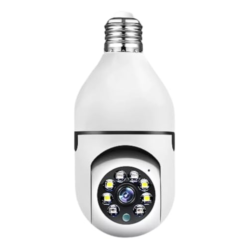 Câmera de Segurança Lâmpada IP Wi-fi 360 Infravermelho Full HD Luz Branca Forte Resistente a àgua IP